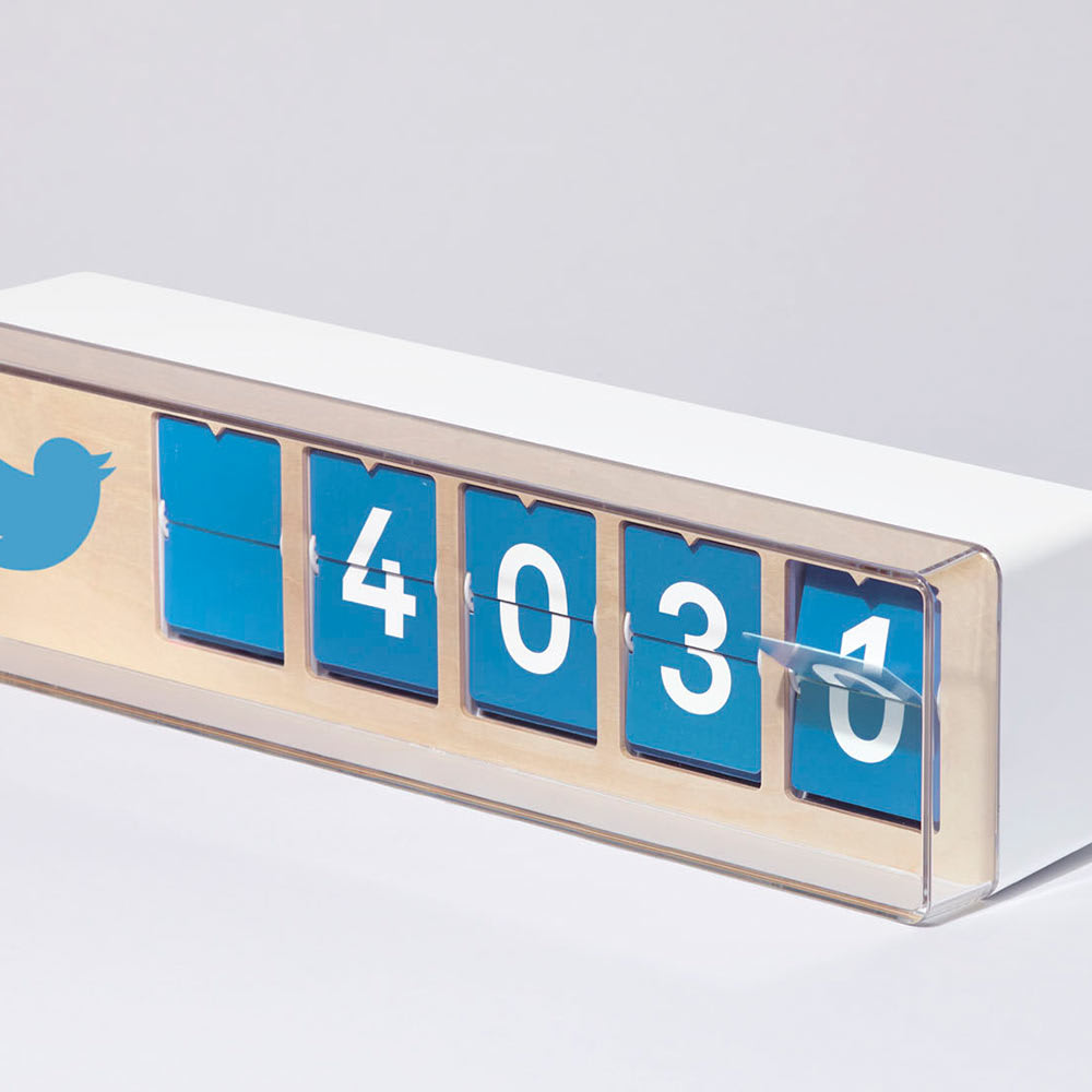 Smiirl der Real-Time Social Media Counter