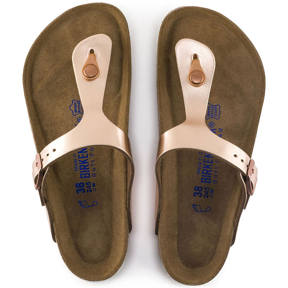 Birkenstock Gizeh Metallic Copper