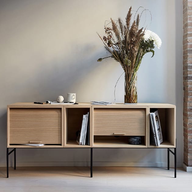 Modulares Hifive Sideboard mit Rolltüren von Northern