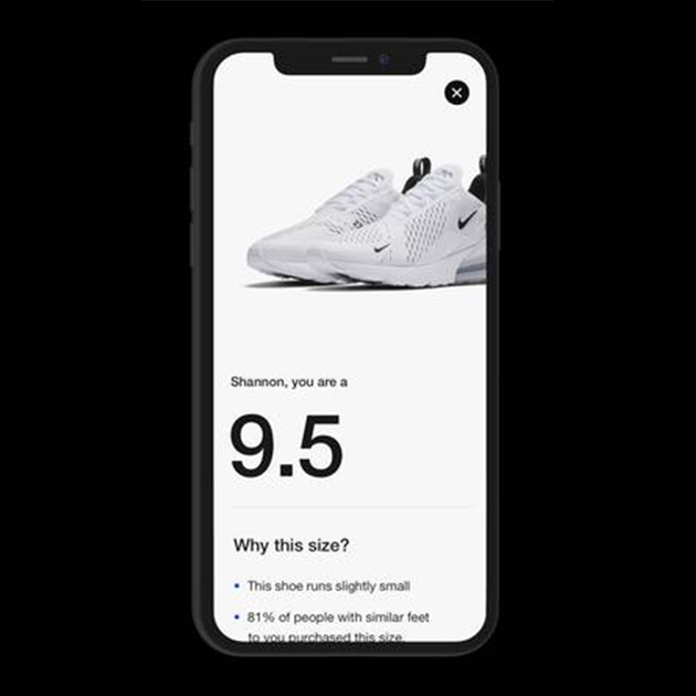 Nike App scannt mithilfe von AR und AI die Füße nach perfekter Passform
