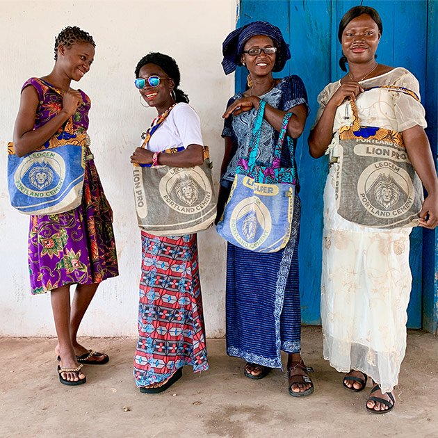 Einkaufstasche Lionbag – nachhaltig und produziert in Sierra Leone