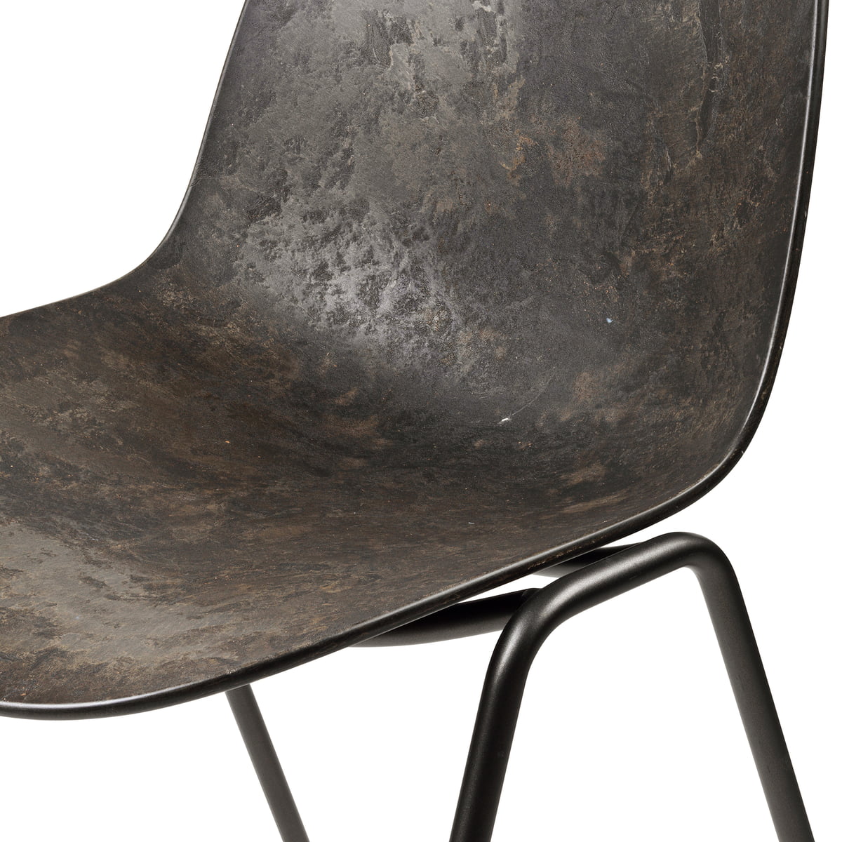 Moderner Eternity Stuhl aus Kaffeeschalen und Kunststoffabfällen