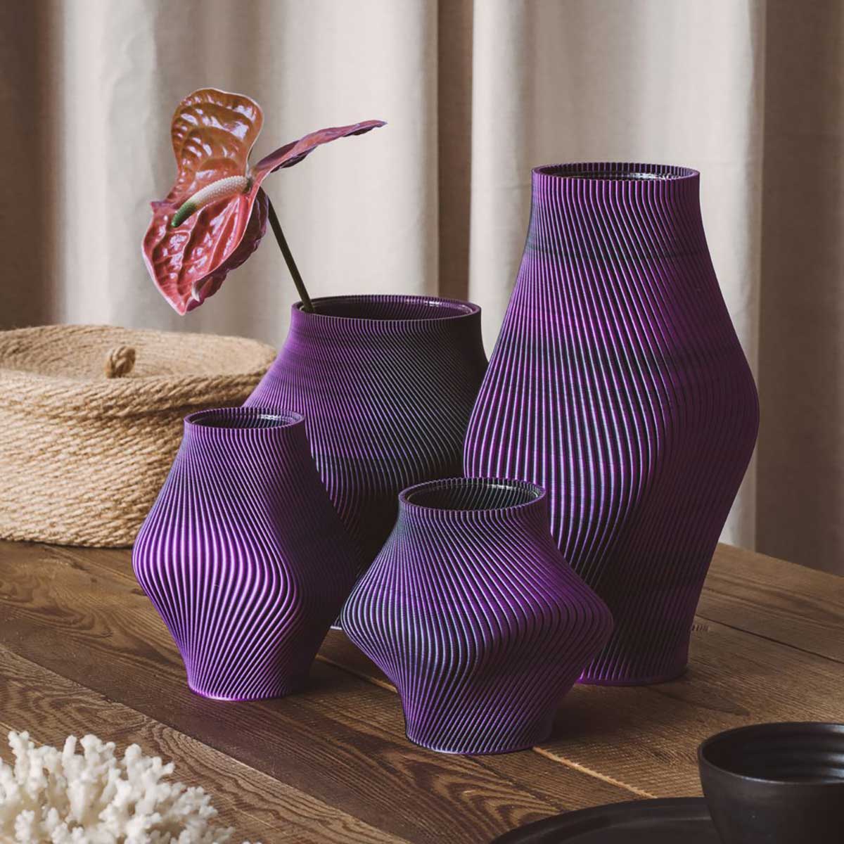 Vase Bloz Blend von Sheyn – modernes Design digital gedruckt