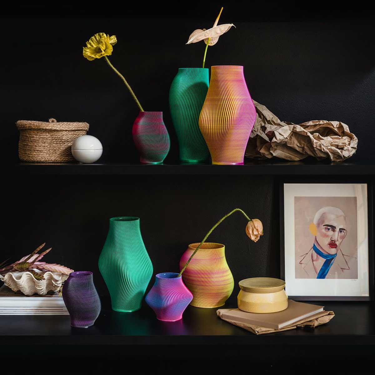 Vase Bloz Blend von Sheyn – modernes Design digital gedruckt