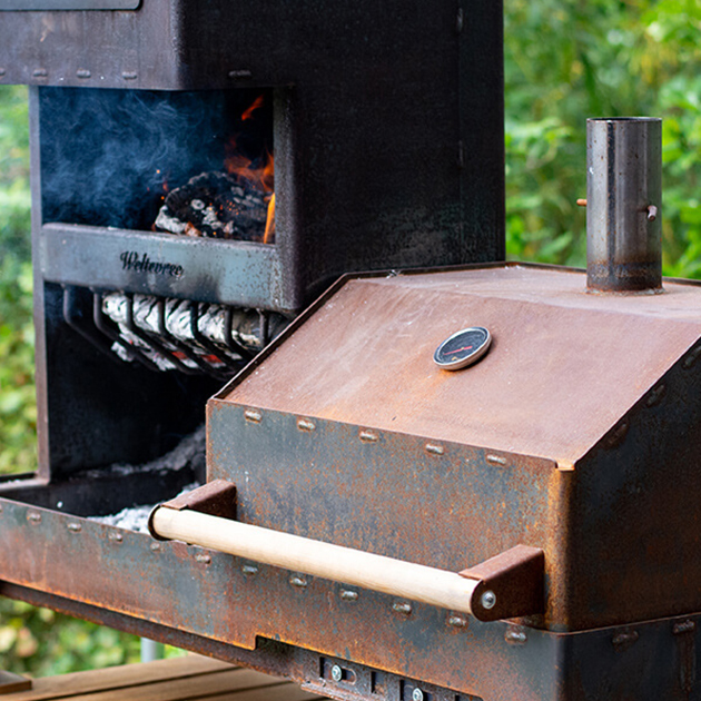 Outdoor-Ofen XL von Weltevree zum Kochen und Wärmen allzeit bereit