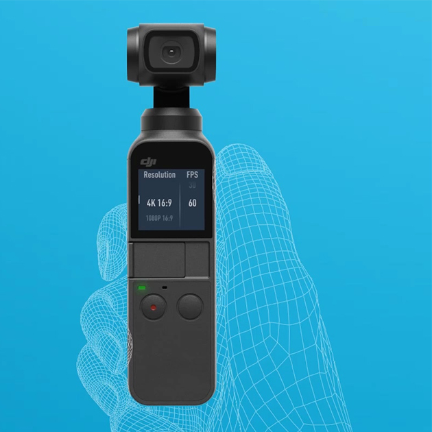 Osmo Pocket Kamera – mit dem kleinsten motorisiert stabilisierten Gimbal