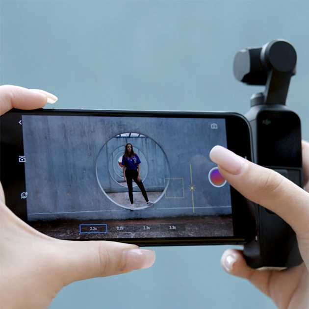 Osmo Pocket Kamera – mit dem kleinsten motorisiert stabilisierten Gimbal