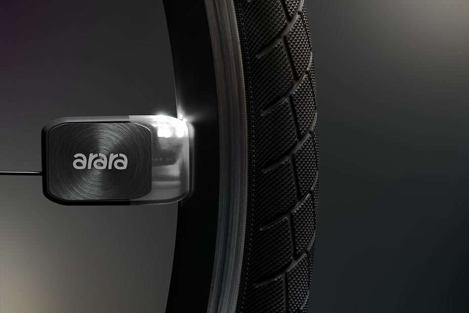 Das Arara Fahrradlicht, benötigt keine Batterien oder Dynamo