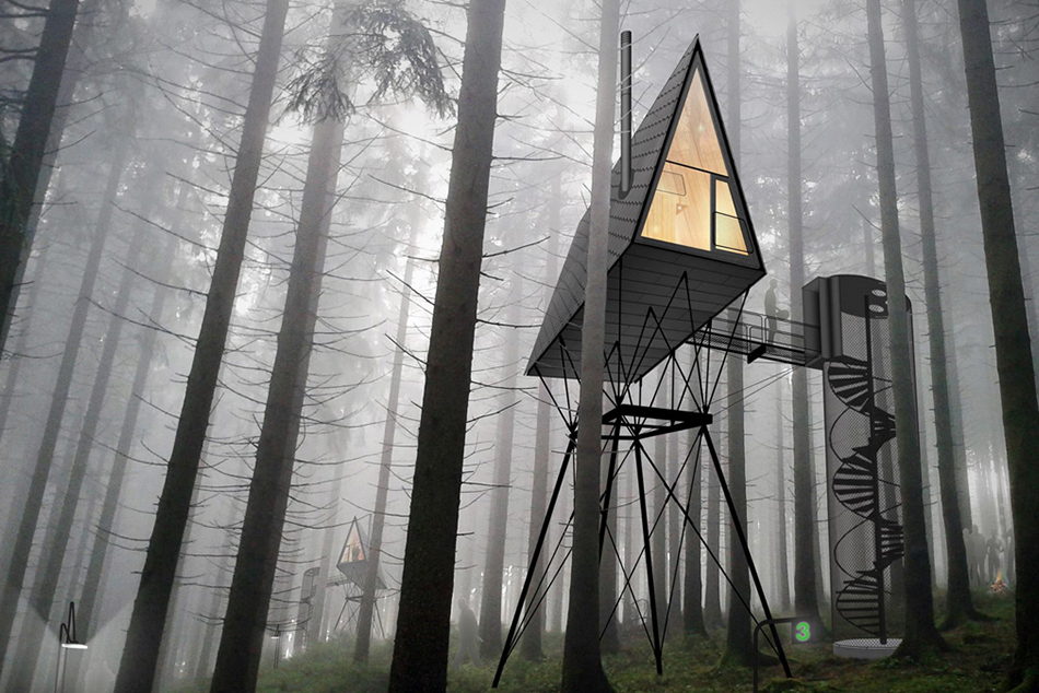 PAN Treetop Cabins – Norwegens schwebende Waldhütten mit unglaublichem Ausblick