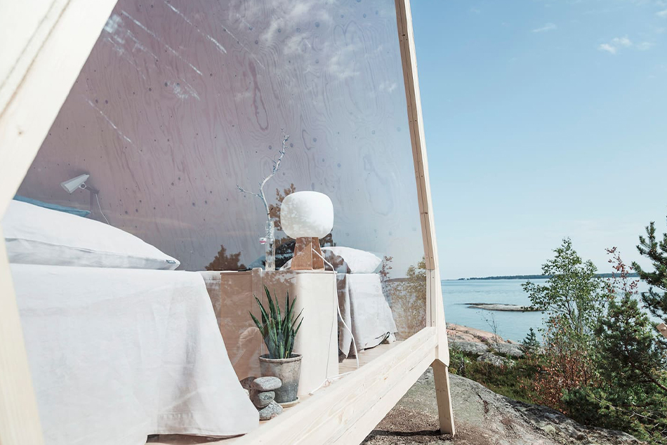 Nolla Cabin – die nachhaltige Ferienhütte auf der Insel Vallisaari, direkt vor Helsinkis Küste