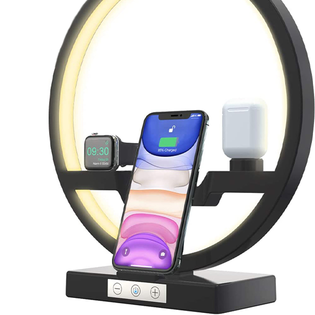 Wireless Charger mit LED Lampe von Bestrans