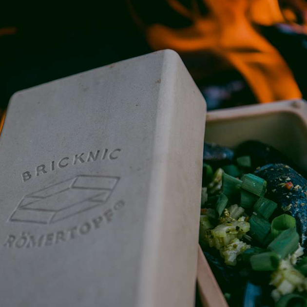 Römertopf Brick BBQ für fettarme, vitaminreiche Speisen