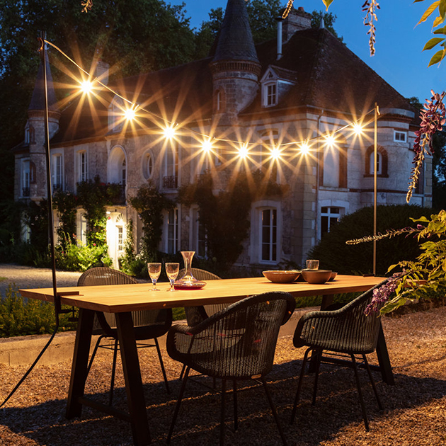 Lichtgirlande Light My Table für In-und Outdoor