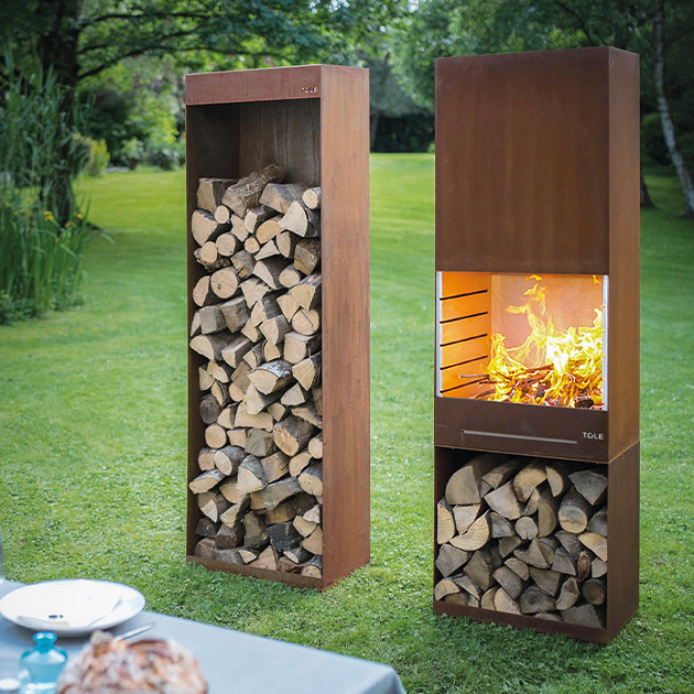 Gartenfeuer K60 von Tole mit Grillfunktion