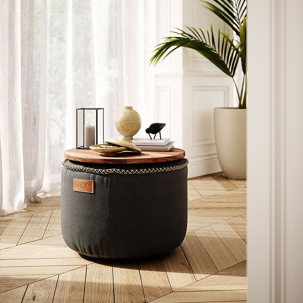 Retro it Indoor Drum – vielseitiger Sitzsack von Sack it